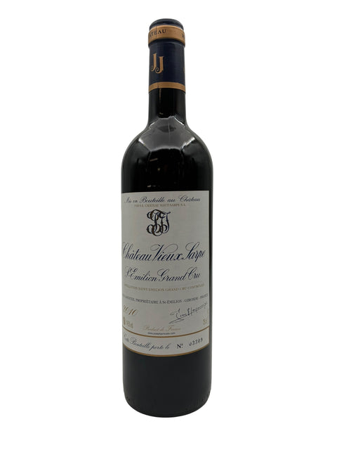 Flasche Rotwein Château Vieux Sarpe 2010 Saint-Émilion Grand Cru
