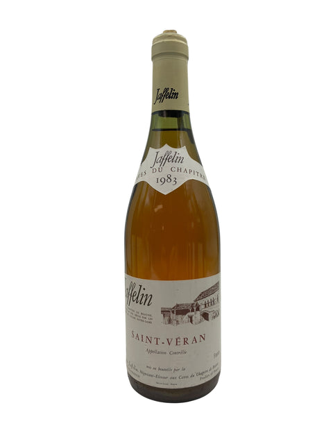 Flasche Weißwein Saint-Véran Jaffelin 1983