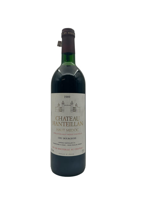 Flasche Rotwein Chateau Hanteillan 1989 aus Haut-Médoc