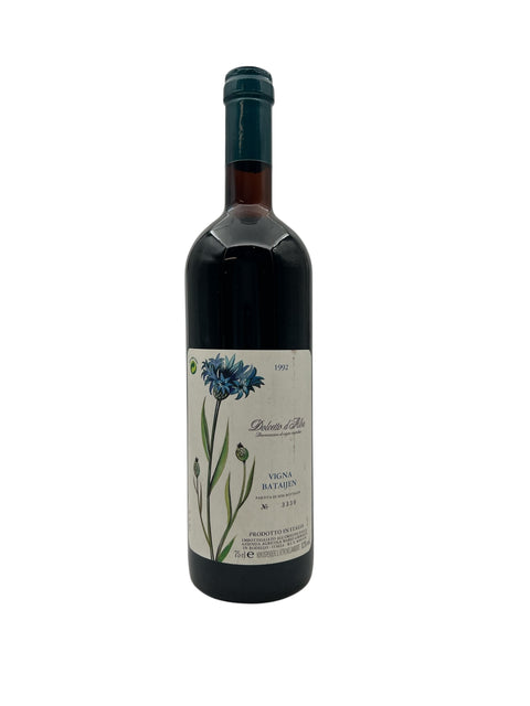 Flasche Rotwein Vigna Bataujin 1992 aus Italien