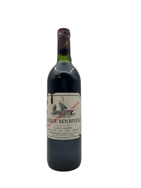 Flasche Château Beychevelle 1983 aus Saint-Julien