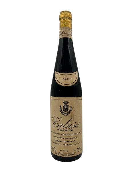 Flasche Caluso Passito Gnavi Giuseppe 1985 Dessertwein