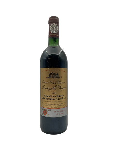 Flasche Château Grand Barrail Lamazelle Figeac 1991 Saint-Émilion Grand Cru