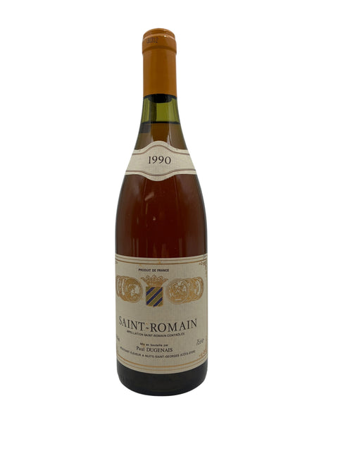 Flasche Saint-Romain Paul Dugnais 1990 Weißwein