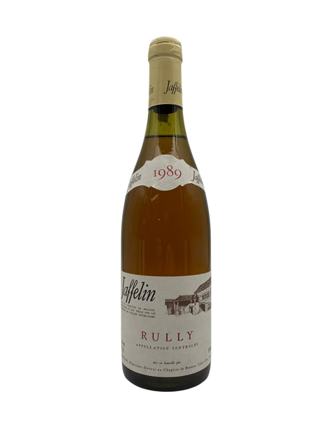 Flasche Rully Jaffelin 1989 Weißwein