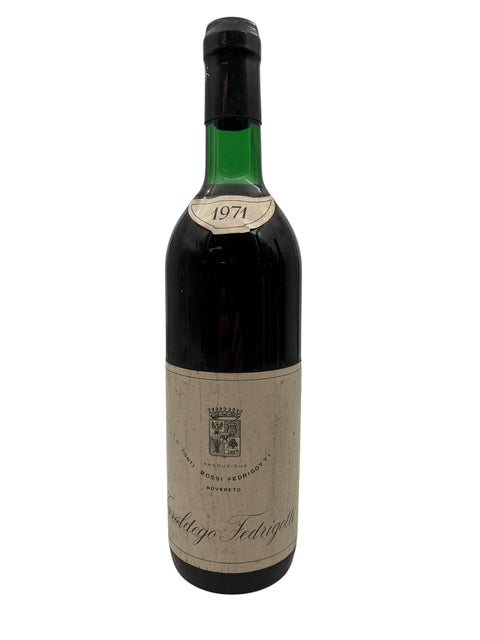 Flasche Foroselego Fedrigotti Bossi Fedrigotti 1971 Rotwein