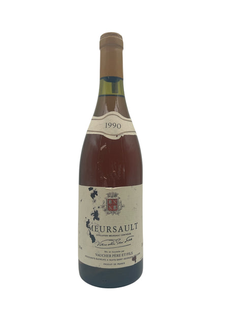 Meursault Vaucher Père et Fils 1990 Flasche
