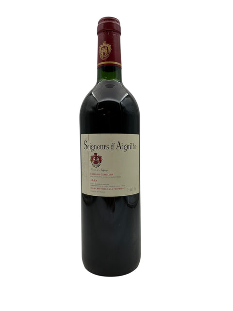 Flasche Seigneurs d'Aiguilhe-Wein aus dem Jahr 1986