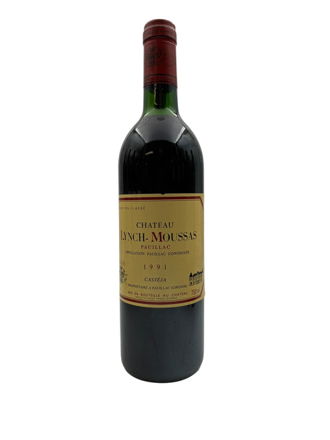 Château Lynch-Moussas Pauillac Rotweinflasche 1991