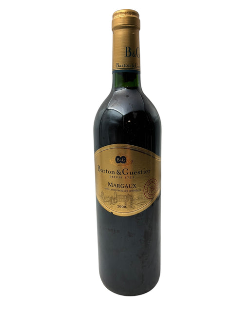 Flasche Margaux Barton & Guestier Jahrgang 2000 Rotwein