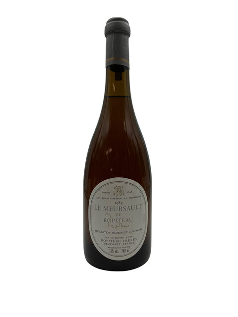 Flasche Weißwein Le Meursault Ropiteau 1989