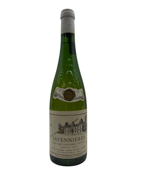 Flasche Savennières Weißwein 1992 von Domaine du Closel