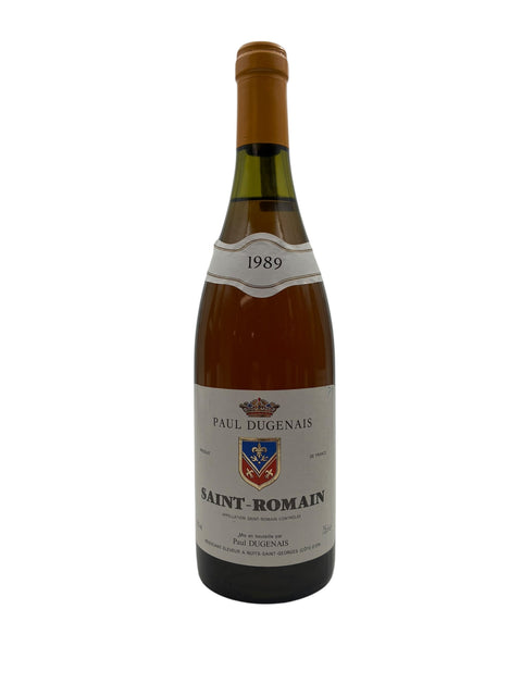 Flasche Weißwein Saint Romain Paul Duganais 1989