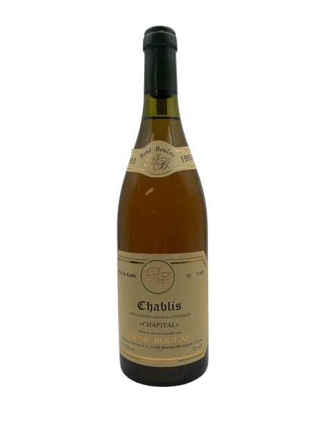 Flasche Chablis René Boulay 1993 Weißwein