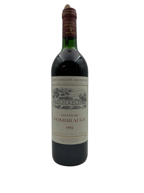 Chateau Fombrauge 1992 Flasche mit Etikett