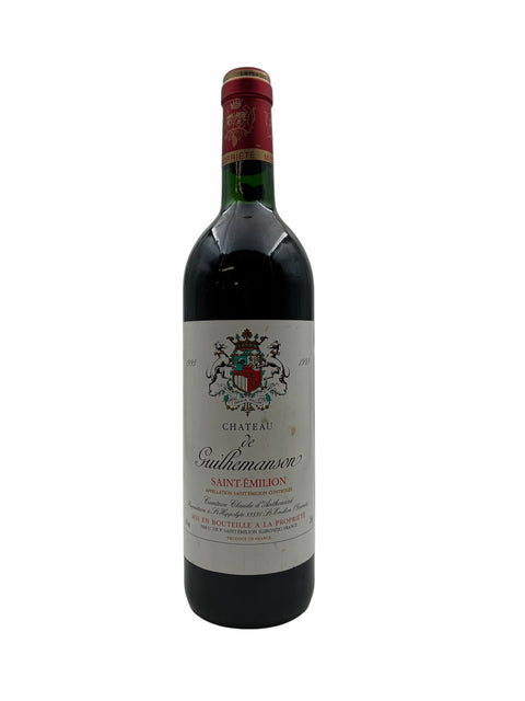 Flasche Rotwein Château de Guilhemanson 1998