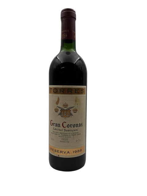 Flasche Rotwein Gran Coronas Torres 1988