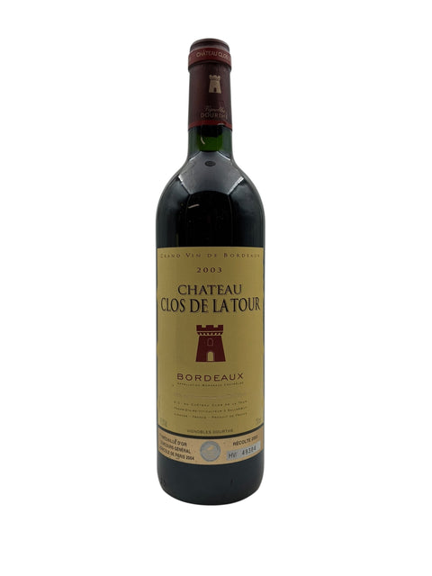 Flasche Rotwein Chateau Clos de Latour 2003 aus Bordeaux