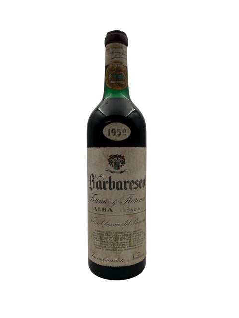 Barbaresco Franco Fiorina 1959 Flasche