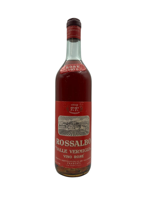 Rossalbo Valle Vermiglia 1970 Roséweinflasche