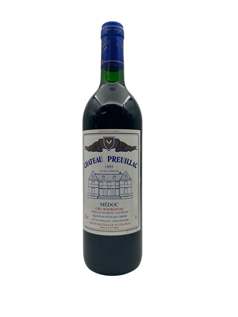 Flasche Rotwein Chateau Preuillac 1995 Médoc