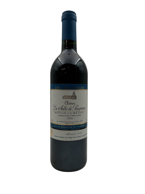 Flasche Rotwein La Salle de Poujeaux 1998
