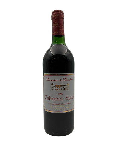 Flasche Cabernet Syrah Domaine de Baudare 1995 Rotwein