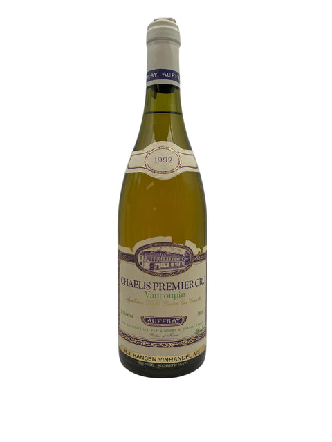 Flasche Chablis Auffray 1992 Weißwein