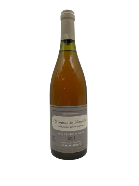 Flasche Sauvignon de Saint-Bris Malandes 1991 Weißwein