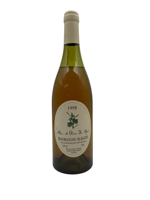 Bourgogne Aligoté 1998 aus der Flasche von Alice et Olivier De Moor