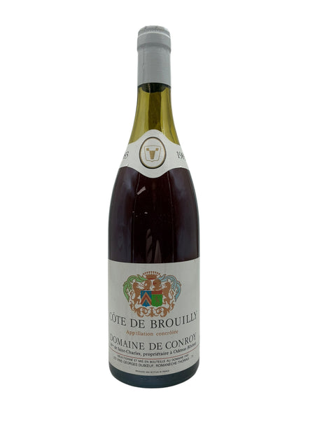 Flasche Côte de Brouilly Domaine de Conroy Rotwein 1983