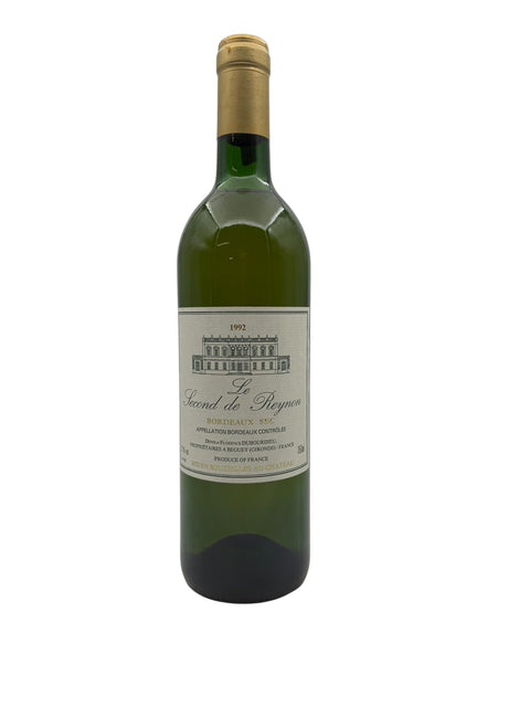 Flasche Le Second de Reynon 1992 Weißwein aus Bordeaux