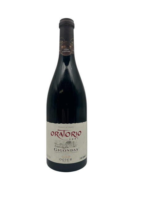 Flasche Rotwein Oratorio Ogier 2007