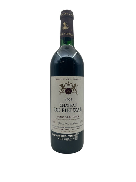 Flasche Rotwein Chateau de Fieuzal 1992 aus Pessac-Léognan
