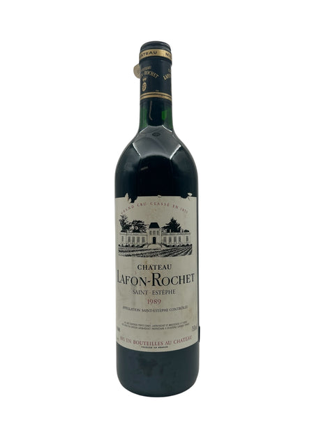 Flasche Rotwein Château Lafon-Rochet Saint-Estèphe 1989