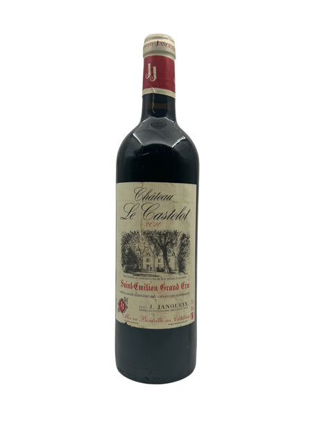 Château Le Castelot Flasche Rotwein Saint-Émilion Grand Cru 2015