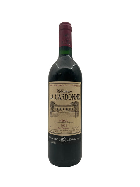 Flasche Rotwein Château La Cardonne 1994 Médoc