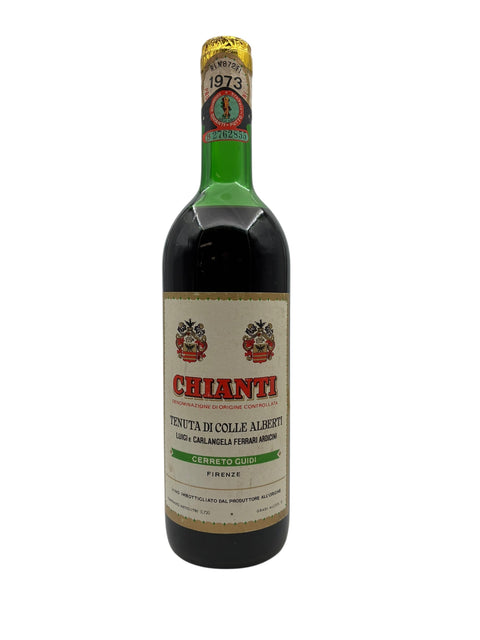 Flasche Chianti Tenuta di Colle Alberti aus dem Jahr 1973