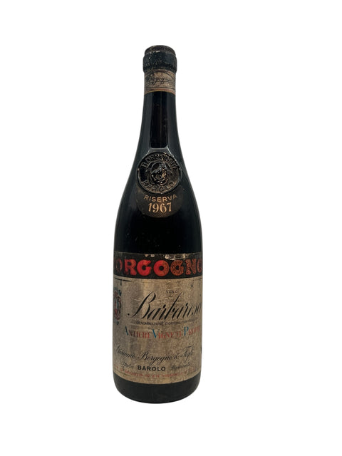Vintage Barbaresco Borgogno 1967 Flasche
