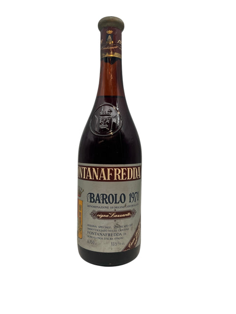 Barolo Fontanafredda 1971 Flasche