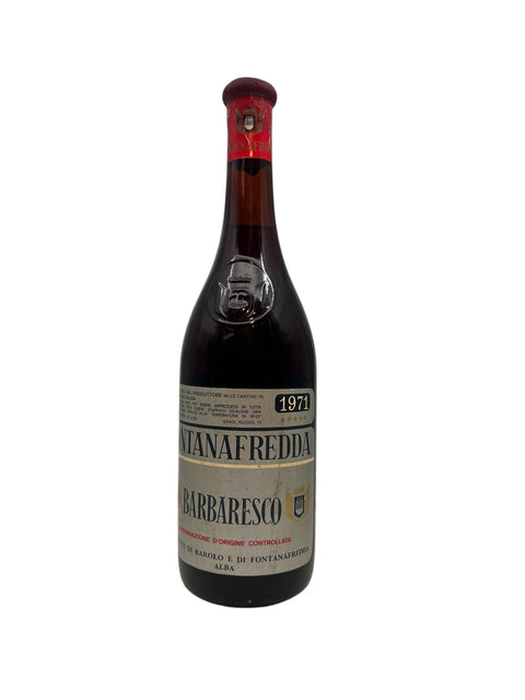 Barbaresco Fontanafredda 1971 – italienische Rotweinflasche