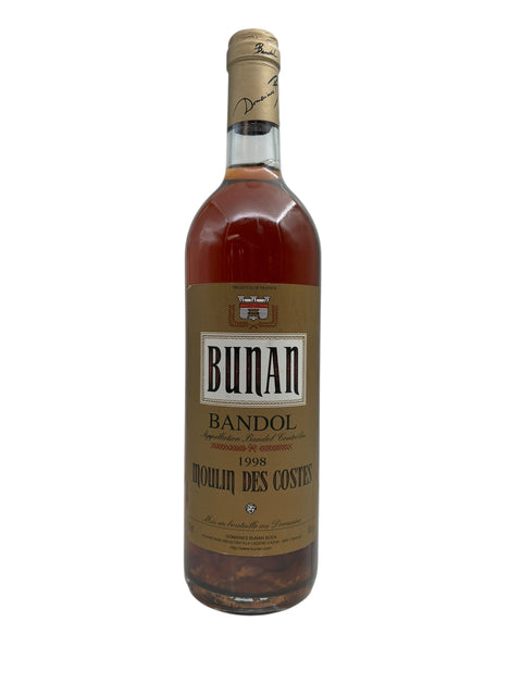 Flasche Moulin des Costes Bunan 1998 Bandol Rotwein