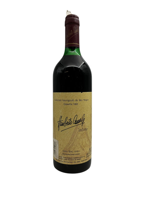 Flasche Intimo Humberto Canale 1983 Rotwein