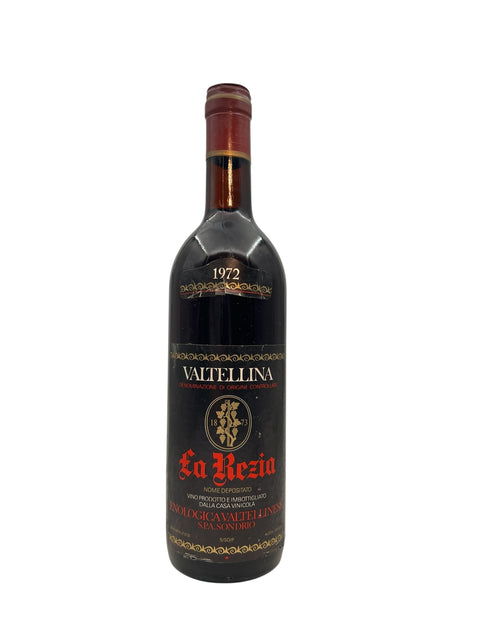Flasche Rotwein Valtellina Ca' Rezia 1972