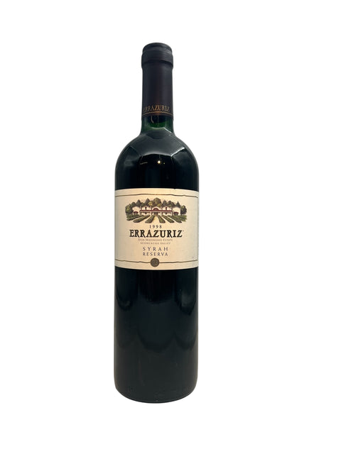Flasche Syrah Errazuriz 2000 Rotwein