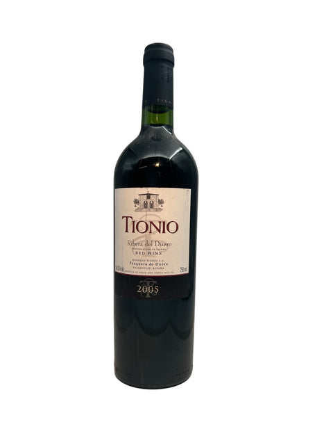 Tionio-Rotwein aus Ribera del Duero, Jahrgang 2005, Flasche