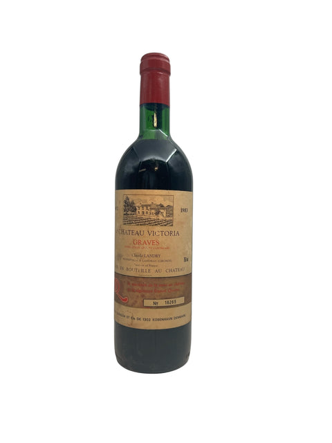 Flasche Rotwein Chateau Victoria Graves 1983