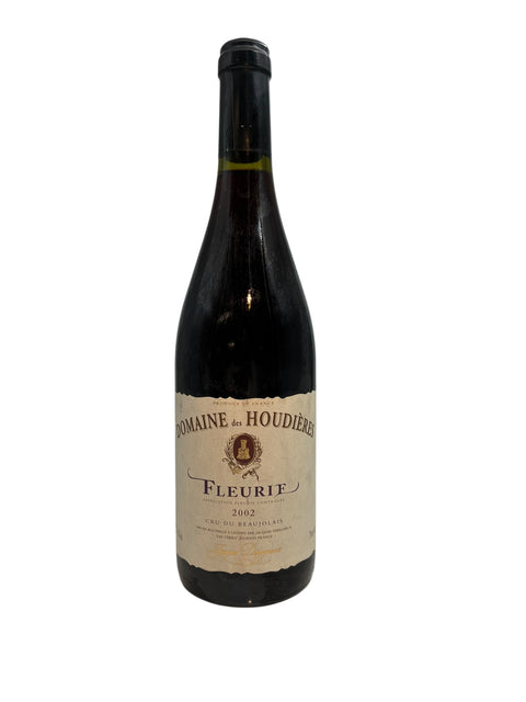 Fleurie Rotwein aus der Domaine des Houdières 2002, Flasche