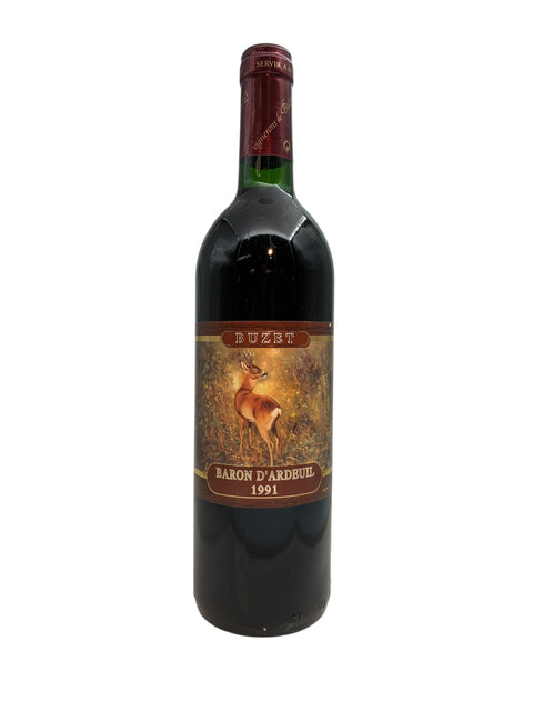 Flasche Baron d'Ardeuil Buzet Rotwein 1991