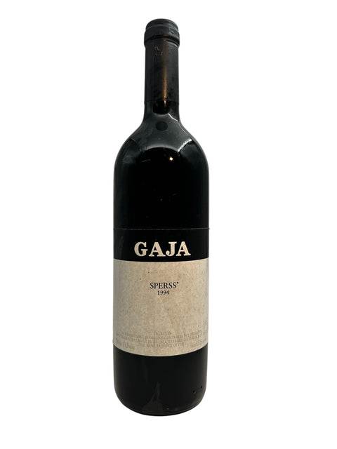 Flasche Rotwein Sperss Gaja 1994